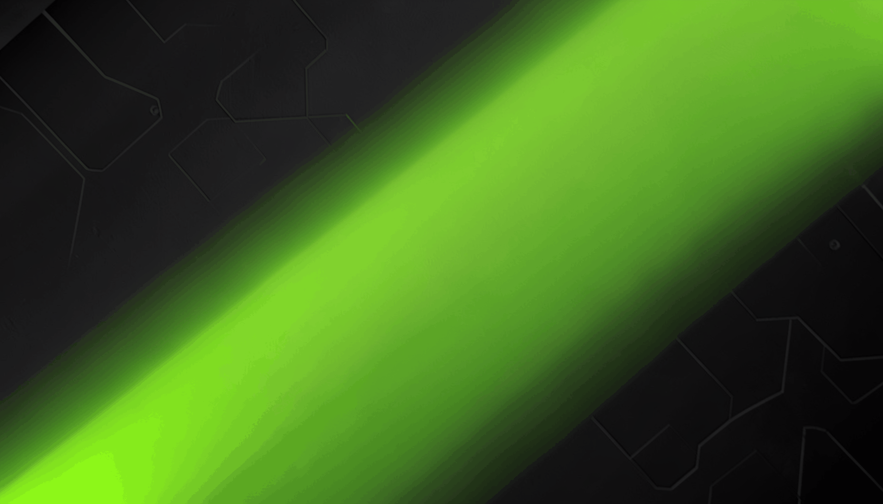 Abstract gradient composition with deep charcoal and vibrant lime-green tones blending diagonally across a dark technology backdrop